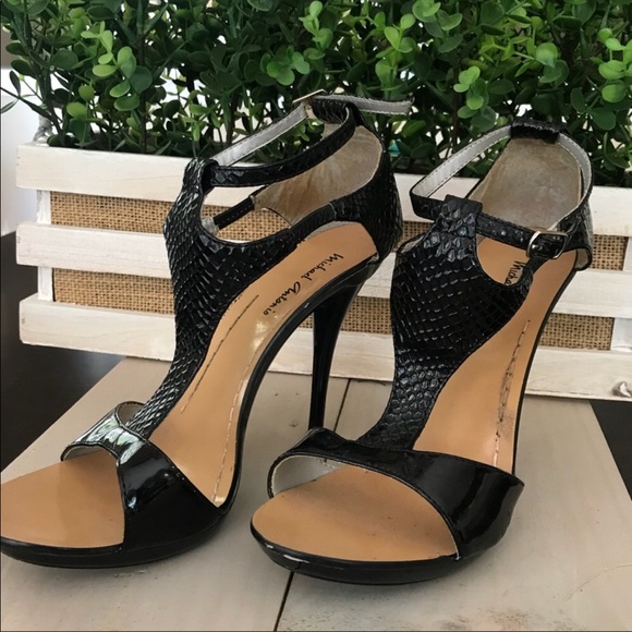 MICHAEL ANTONIO black spiked sandals - Picture 3 of 9